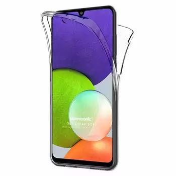 Microsonic Samsung Galaxy M32 4G Kılıf Komple Gövde Koruyucu Şeffaf