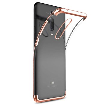 Microsonic Xiaomi Redmi K20 Kılıf Skyfall Transparent Clear Rose Gold