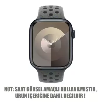 Microsonic Apple Watch Series 8 45mm Kordon Flame Sport Band Yeşil