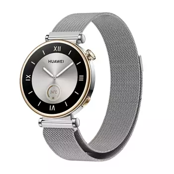 Microsonic Huawei Watch 5 42mm Milanese Loop Kordon Gümüş
