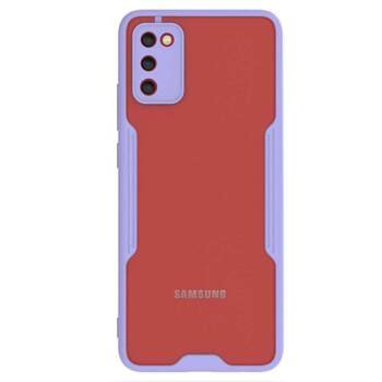 Microsonic Samsung Galaxy A02S Kılıf Paradise Glow Lila