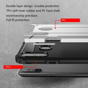 Microsonic Samsung Galaxy A20S Kılıf Rugged Armor Mavi