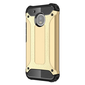 Microsonic Motorola Moto G5 Kılıf Rugged Armor Gold