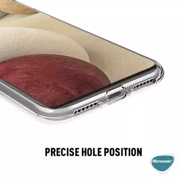 Microsonic Samsung Galaxy M12 Kılıf Komple Gövde Koruyucu Şeffaf