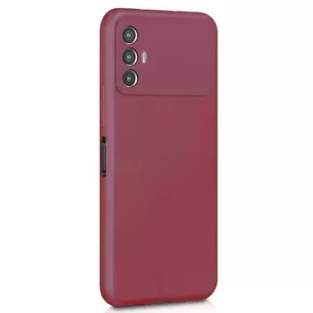 Microsonic Matte Silicone TECNO Spark 8 Pro Kılıf Mor