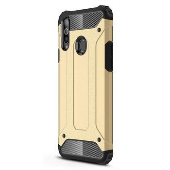 Microsonic Samsung Galaxy A20S Kılıf Rugged Armor Gold