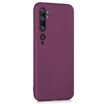 Microsonic Xiaomi Mi Note 10 Kılıf Matte Silicone Mor