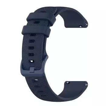 Microsonic Huawei Watch 5 42mm Kordon, Silicone Sport Band Lacivert