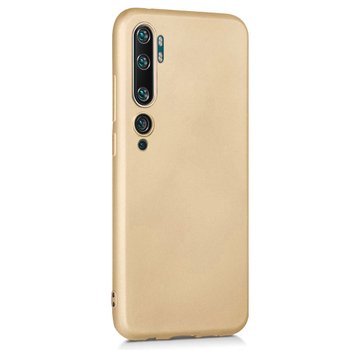 Microsonic Xiaomi Mi Note 10 Kılıf Matte Silicone Gold