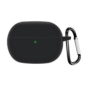 Microsonic Xiaomi Redmi Buds 8 Pro Kılıf Askılı Mat Silikon Siyah