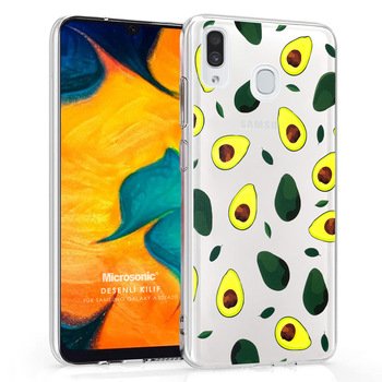 Microsonic Samsung Galaxy M10S Desenli Kılıf Avakado