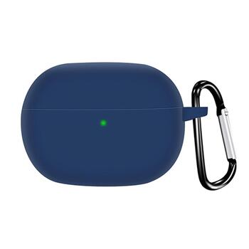 Microsonic Xiaomi Redmi Buds 8 Pro Kılıf Askılı Mat Silikon Lacivert