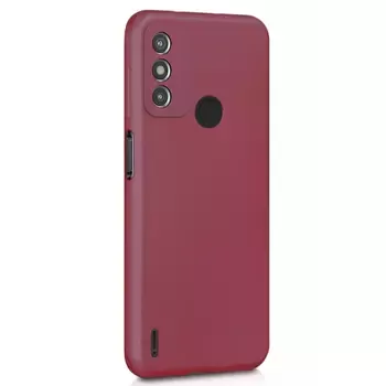 Microsonic Matte Silicone TECNO Spark 6 Go Kılıf Mor