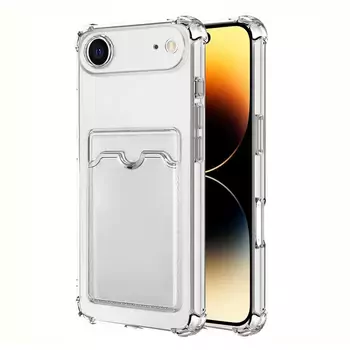 Microsonic Apple iPhone 17 Air Card Slot Shock Kılıf Şeffaf