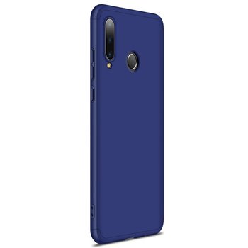 Microsonic Huawei P30 Lite Kılıf Double Dip 360 Protective AYS Lacivert