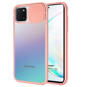 Microsonic Samsung Galaxy A81 Kılıf Slide Camera Lens Protection Pembe