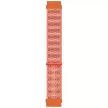 Microsonic Amazfit GTS 2 Mini 40mm Hasırlı Kordon Woven Sport Loop Turuncu