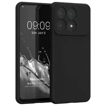 Microsonic Matte Silicone Xiaomi 14T Pro Kılıf Siyah