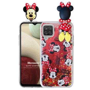 Microsonic Samsung Galaxy A12 Kılıf Cute Cartoon Minnie Mouse