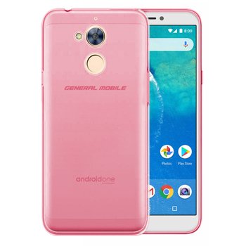 Microsonic General Mobile GM8 Kılıf Transparent Soft Pembe