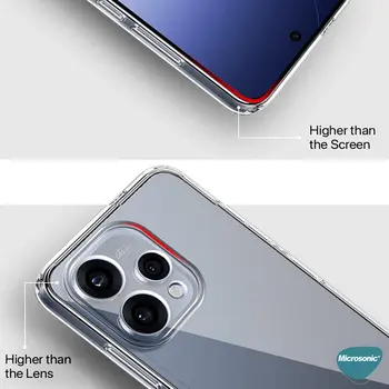 Microsonic Oppo Reno 15 5G Kılıf Transparent Soft Şeffaf
