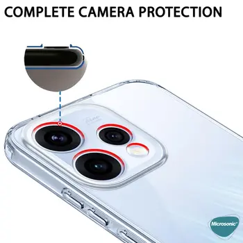 Microsonic Oppo Reno 15 5G Kılıf Transparent Soft Şeffaf