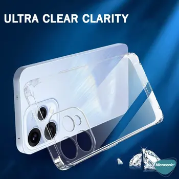 Microsonic Oppo Reno 15 5G Kılıf Transparent Soft Şeffaf