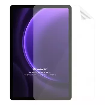 Microsonic Samsung Galaxy Tab S10 FE Plus Paper Feel Kağıt Dokulu Mat Ekran Koruyucu