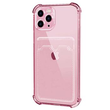 Microsonic Apple iPhone 11 Pro Max Card Slot Shock Kılıf Pembe