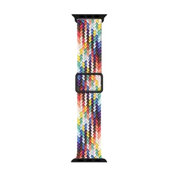 Microsonic Apple Watch SE 2022 44mm Kordon Braided Loop Band Pride Edition