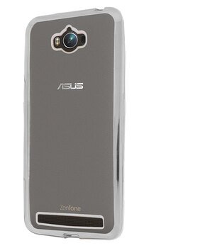 Microsonic Asus Zenfone Max Kılıf Skyfall Transparent Clear Gümüş