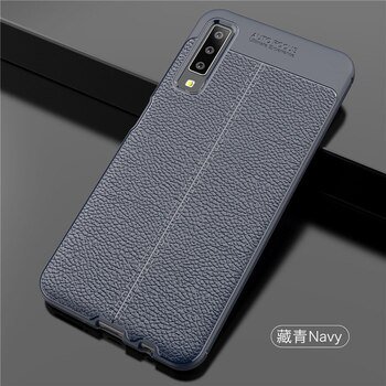 CaseUp Samsung Galaxy A7 2018 Kılıf Niss Silikon Lacivert