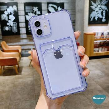 Microsonic Apple iPhone 11 Pro Max Card Slot Shock Kılıf Siyah