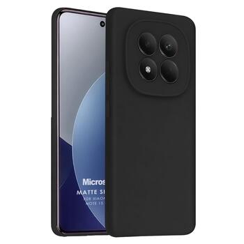 Microsonic Matte Silicone Xiaomi Redmi Note 15 Pro 5G Kılıf Siyah