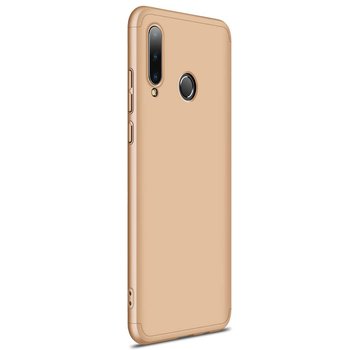 Microsonic Huawei P30 Lite Kılıf Double Dip 360 Protective AYS Gold