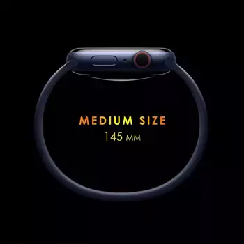 Microsonic Apple Watch Ultra Kordon, (Medium Size, 145mm) New Solo Loop Kırmızı