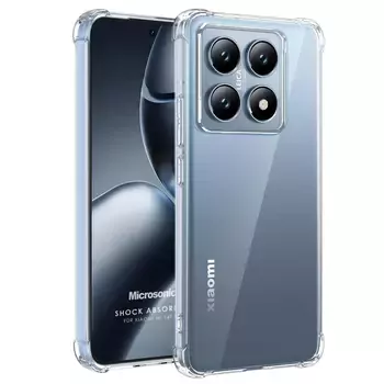 Microsonic Xiaomi 14T Pro Kılıf Shock Absorbing Şeffaf