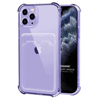 Microsonic Apple iPhone 11 Pro Card Slot Shock Kılıf Lila