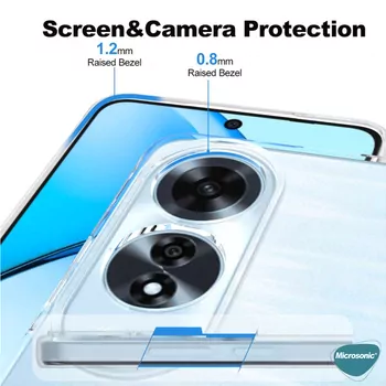 Microsonic Oppo A38 Kılıf Transparent Soft Şeffaf