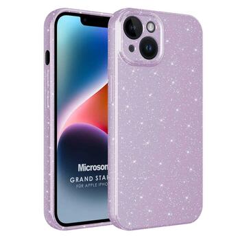 Microsonic Apple iPhone 14 Kılıf Grand Stardust Lila