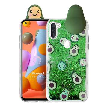 Microsonic Samsung Galaxy A11 Kılıf Cute Cartoon Avakado