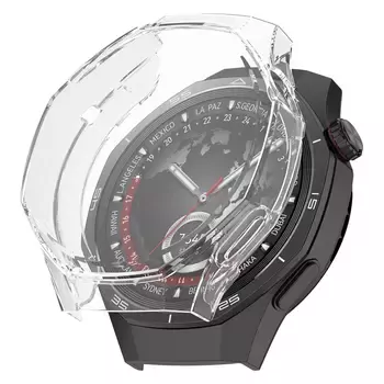 Microsonic Huawei Watch GT 6 Pro 46mm Kılıf Ekranı Tam Kaplayan 360 Full Round Soft Silicone Şeffaf