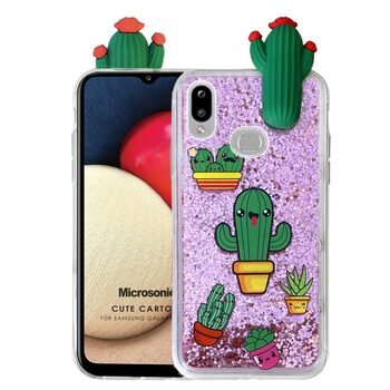 Microsonic Samsung Galaxy A10s Kılıf Cute Cartoon Kaktüs