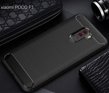 Microsonic Xiaomi Pocophone F1 Kılıf Room Silikon Siyah