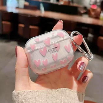 Microsonic Airpods Pro 3 Kılıf Figure Series RosyHeart Şeffaf