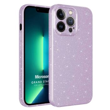 Microsonic Apple iPhone 13 Pro Max Kılıf Grand Stardust Lila