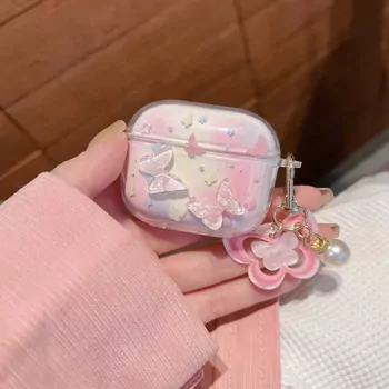 Microsonic Huawei FreeBuds SE 4 ANC Kılıf Butterfly Dream Şeffaf