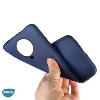 Microsonic Xiaomi Redmi K30 Pro Kılıf Matte Silicone Mavi