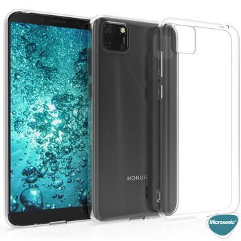 Microsonic Huawei Honor 9S Kılıf Transparent Soft Beyaz