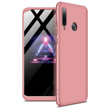 Microsonic Huawei P30 Lite Kılıf Double Dip 360 Protective AYS Rose Gold